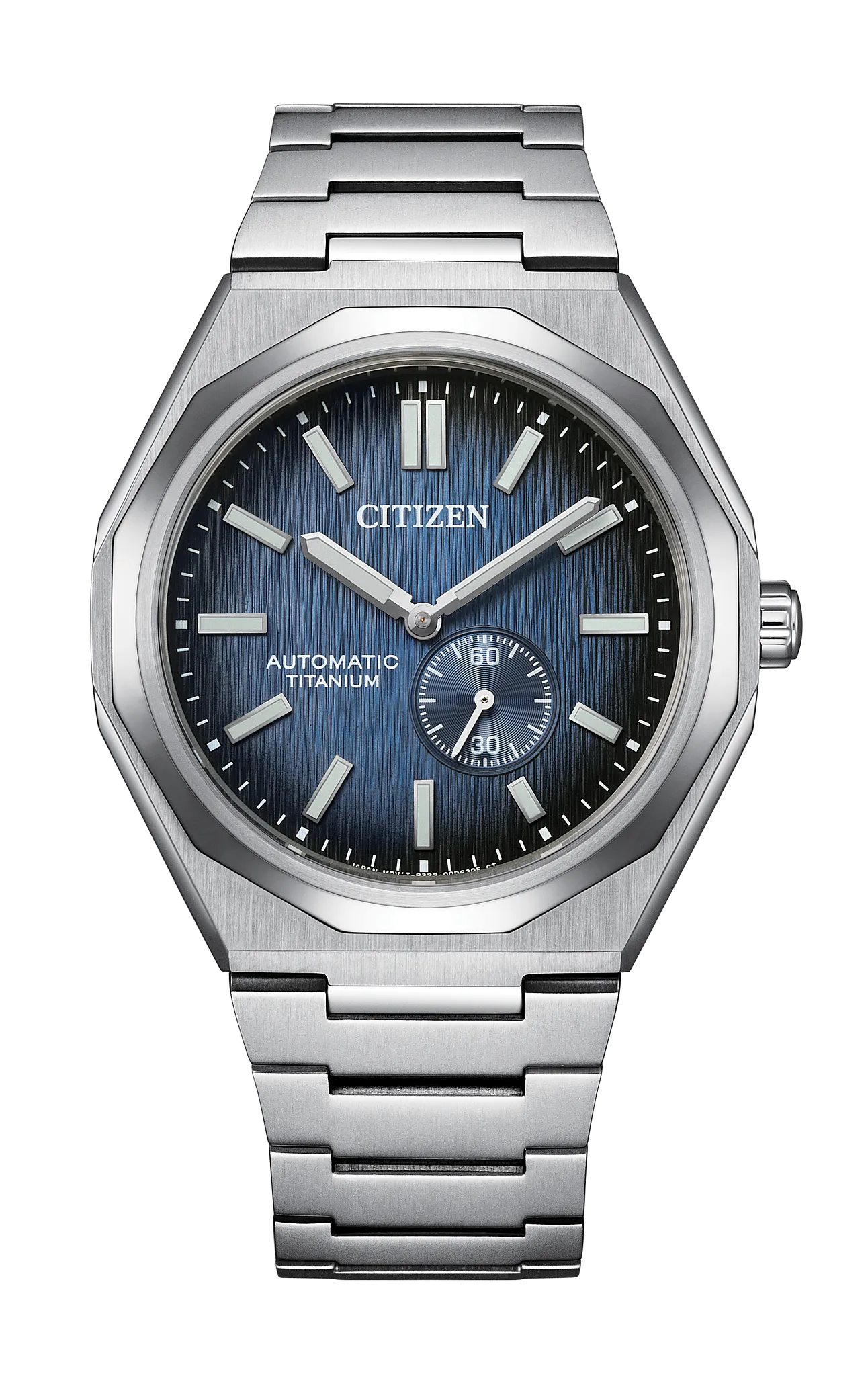 Zenshin 60 Mechanical Blue Dial Super Titanium Bracelet NK5020-58M